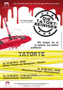 Plakat-Tatortreiniger